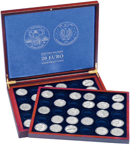 Dėžutė proginėms Vokietijos 20 eurų monetoms Volterra Quattro de Luxe (2)