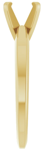 Sužadėtuvių Žiedas „Solitaire“ 585 Geltonojo Aukso Round 6mm (4)