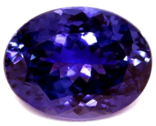 5.86 carat BLUE Oval Tanzanite (1)