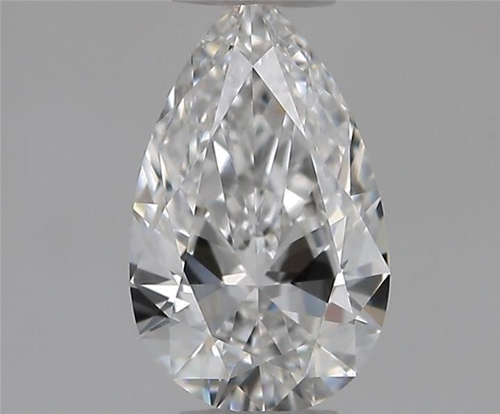 0.5 carat E-IF Natūralus Pear Deimantas (1)