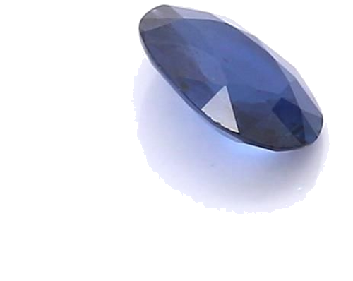 0.58 carat BLUE BRILLIANTSTEP cut Oval Safyras (1)