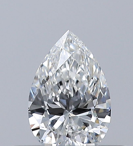 0.3 carat F-VVS2 Natūralus Pear Deimantas (1)