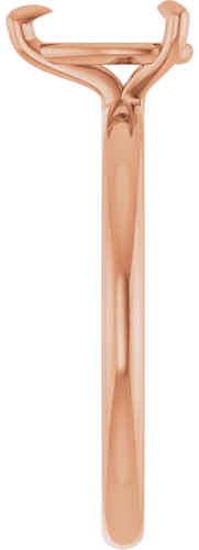 Sužadėtuvių Žiedas „Solitaire“ 14k rose gold Pear 8mm x 5mm (4)