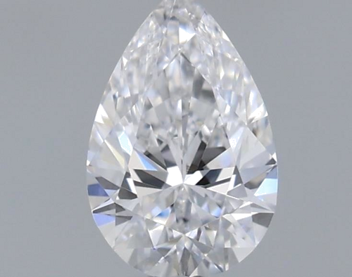 0.3 carat D-VVS1 Natūralus Pear Deimantas (1)