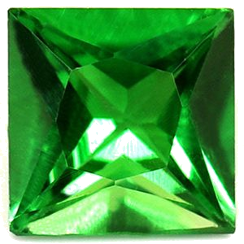 0.57 carat GREEN Square Garnet (1)