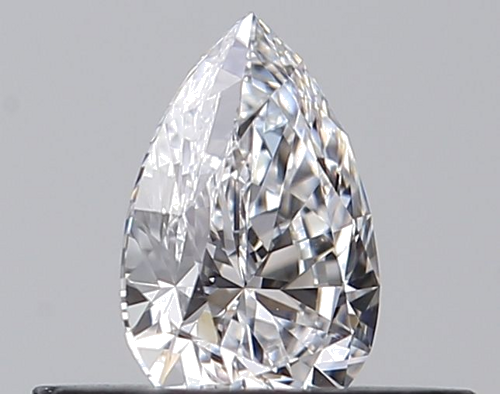 0.31 carat D-VVS1 Natūralus Pear Deimantas (1)