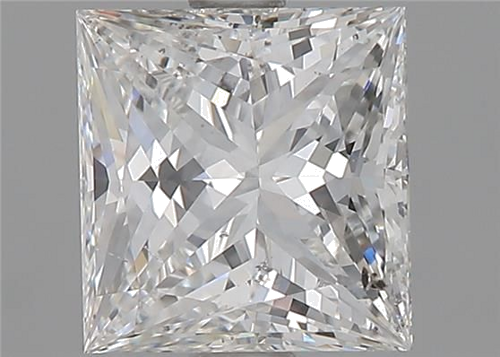 1.51 carat F-SI1 Natūralus Princess Deimantas (1)