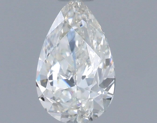 0.5 carat H-SI1 Natūralus Pear Deimantas (1)