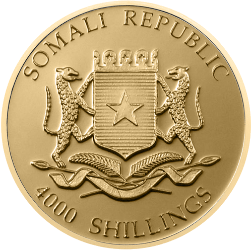 1/25 oz Three Wise Monkeys 2006 Somali gold coin (2)