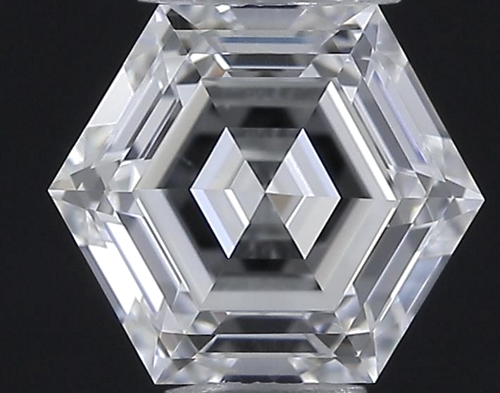 0.5 carat F-VS2 Natūralus Hexagonal Deimantas (1)