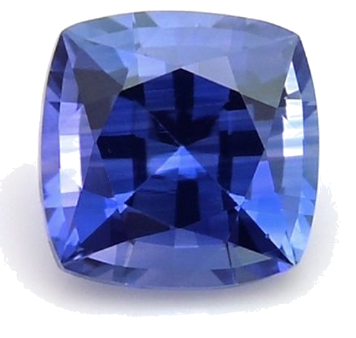 0.62 carat BLUE Cushion Safyras (1)
