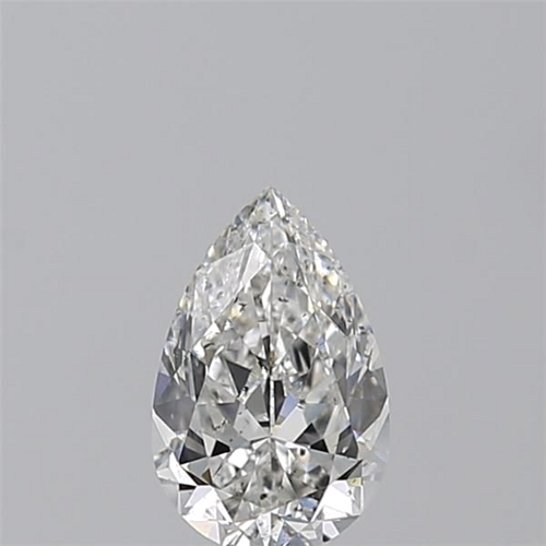1.0 carat F-SI2 Natūralus Pear Deimantas (1)