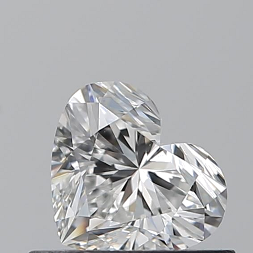 0.53 carat F-VS2 Natūralus Heart Deimantas (1)