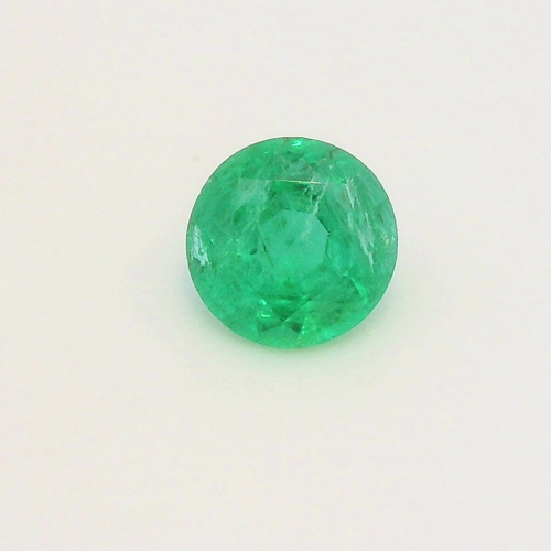 0.36 carat GREEN Round Smaragdas (1)