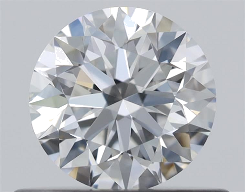 0.51 carat F-VVS1 Excellent cut Natūralus Round Deimantas (1)