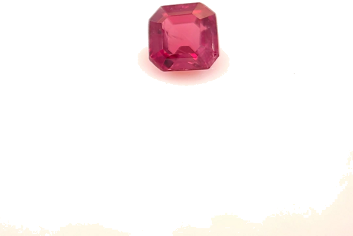 0.39 carat RED Asscher Rubinas (1)