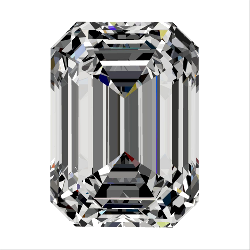 0.3 carat H-VS2 Natūralus Emerald Deimantas (1)