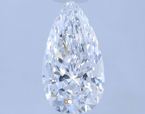 0.4 carat D-VVS1 Natūralus Pear Deimantas (1)