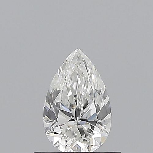 0.56 carat F-VVS1 Natūralus Pear Deimantas (1)