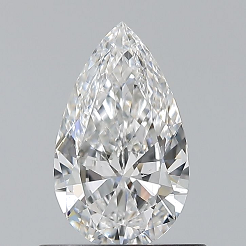 0.6 carat F-VS2 Natūralus Pear Deimantas (1)