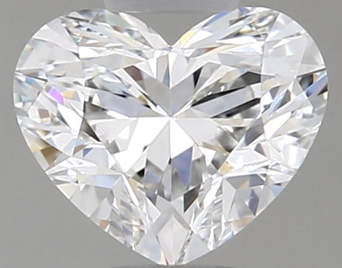 0.5 carat F-VS2 Natūralus Heart Deimantas (1)