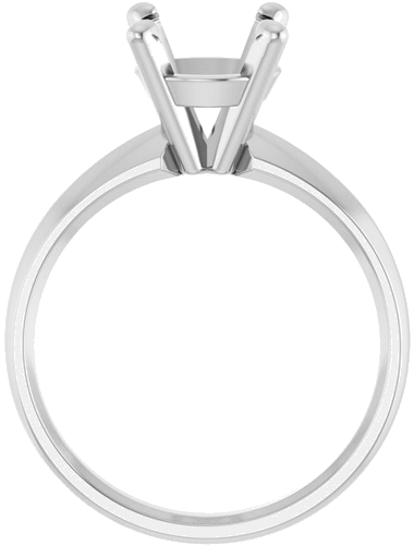 Sužadėtuvių Žiedas „Solitaire“ 14k white gold Round 8.6mm (2)