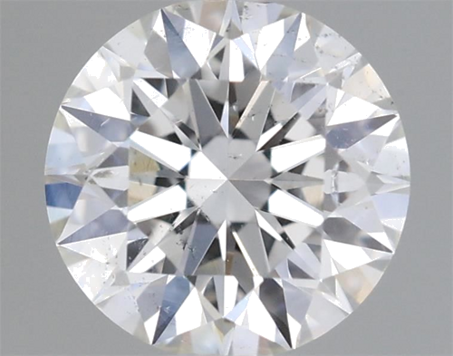 0.54 carat G-SI2 Excellent cut Natūralus Round Deimantas (1)