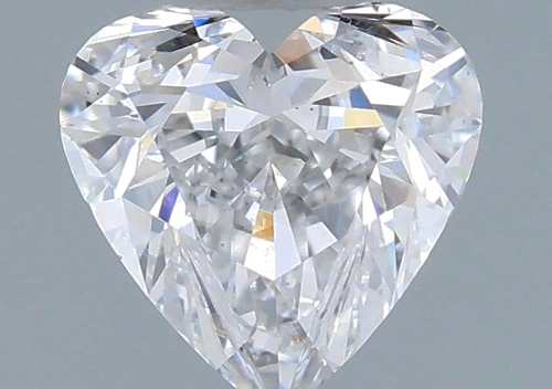 0.4 carat D-SI1 Natūralus Heart Deimantas (1)