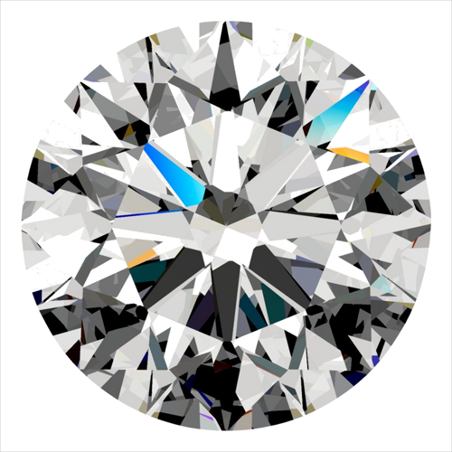 0.3 carat D-VS1 Excellent cut Natūralus Round Deimantas (1)