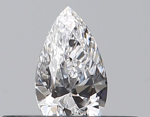 0.23 carat E-VS2 Natūralus Pear Deimantas (1)