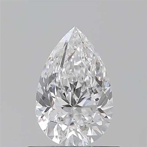0.7 carat D-SI1 Natūralus Pear Deimantas (1)