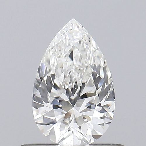 0.51 carat F-SI1 Natūralus Pear Deimantas (1)