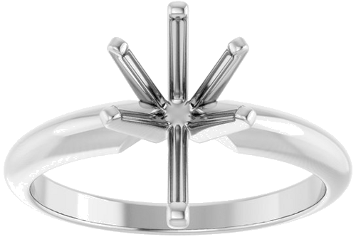 Sužadėtuvių Žiedas „Solitaire“ 585 Baltojo Aukso Pear Shape 10.5mm x 6.5mm (3)