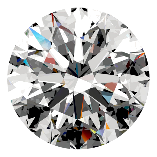 0.41 carat E-VS1 Excellent cut Natūralus Round Deimantas (1)