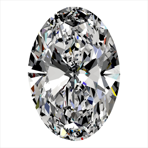0.3 carat E-VVS1 Natūralus Oval Deimantas (1)