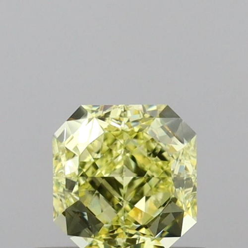 0.63 carat Fancy Yellow-VS2 Natūralus Square Radiant Deimantas (1)