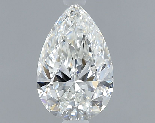 0.6 carat G-VVS1 Natūralus Pear Deimantas (1)