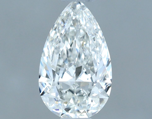 0.55 carat G-VVS2 Natūralus Pear Deimantas (1)