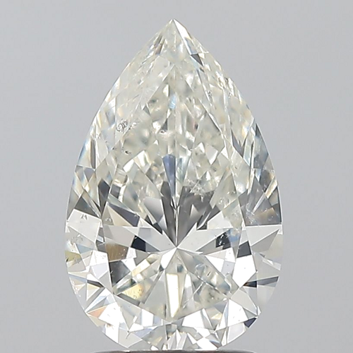 2.01 carat J-SI2 Natūralus Pear Deimantas (1)