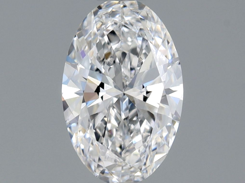 0.5 carat D-VVS2 Natūralus Oval Deimantas (1)