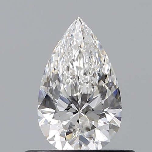 0.5 carat F-VS2 Natūralus Pear Deimantas (1)
