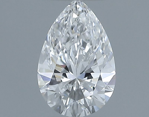 0.53 carat E-VVS1 Natūralus Pear Deimantas (1)