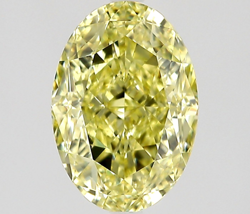 1.57 carat Fancy Yellow-VVS1 Natūralus Oval Deimantas (1)