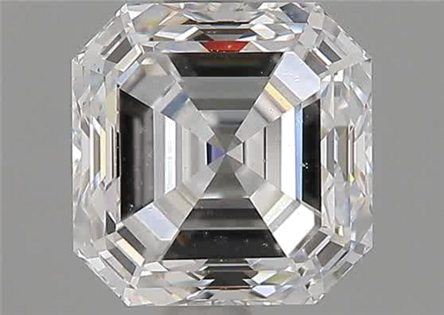 1.74 carat D-VS2 Natūralus Asscher Deimantas (1)