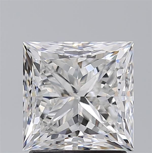 2.01 carat E-SI2 Natūralus Princess Deimantas (1)