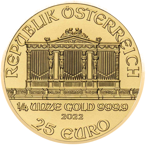 1/4 oz Austrijos Filharmonija auksinė moneta (Mix metai) (2)