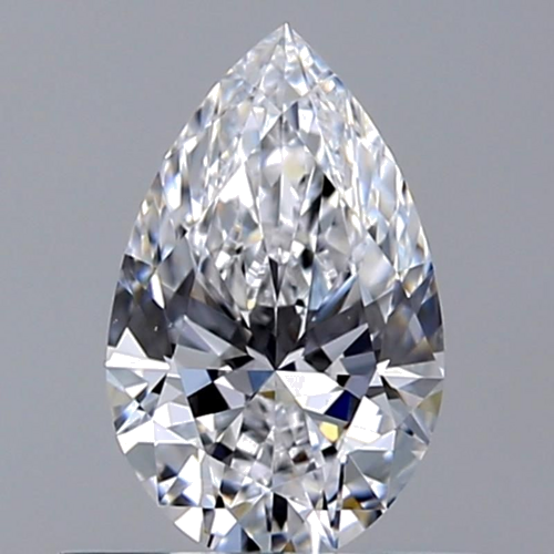 0.52 carat D-VS2 Natūralus Pear Deimantas (1)