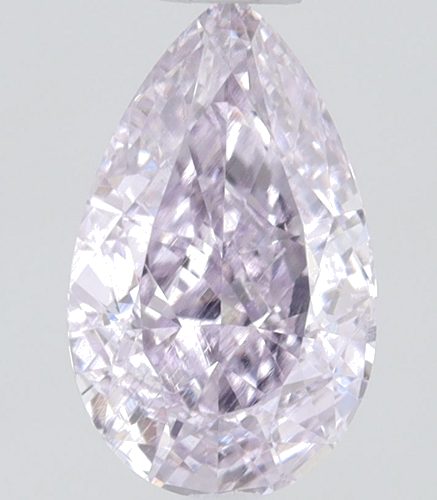 0.45 carat Fancy Pinkish Purple-VS2 Natūralus Pear Deimantas (1)