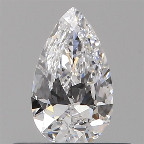 0.3 carat D-VVS2 Natūralus Pear Deimantas (1)
