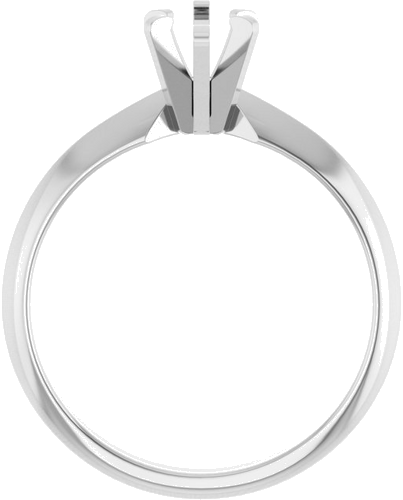 14K White 8.5x4.5 mm Marquise Solitaire Engagement Ring Mounting (2)